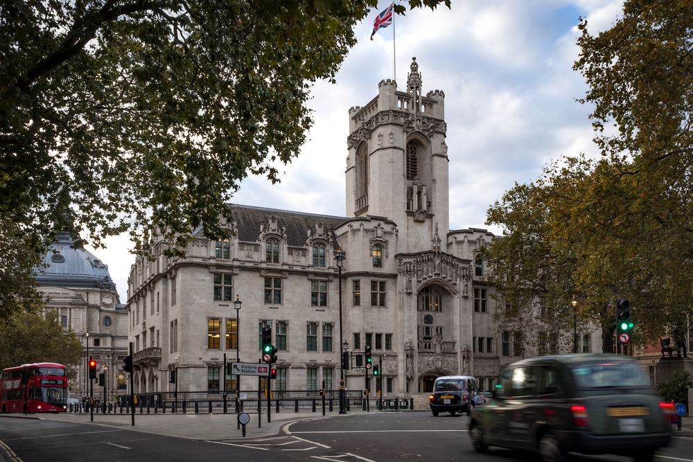 Photograph of supreme court building within the UK
