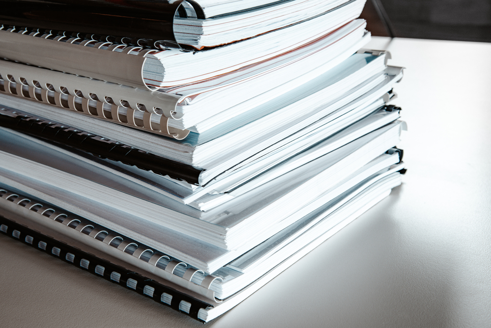 A stack of files for blog about can personal data be shared without permission?
