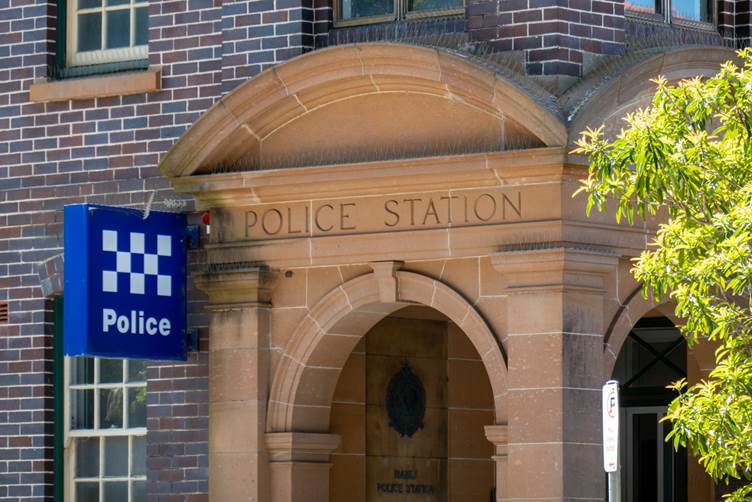A picture of a police station
